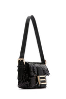 Women's Black Sequin Shoulder Bag | Derimod