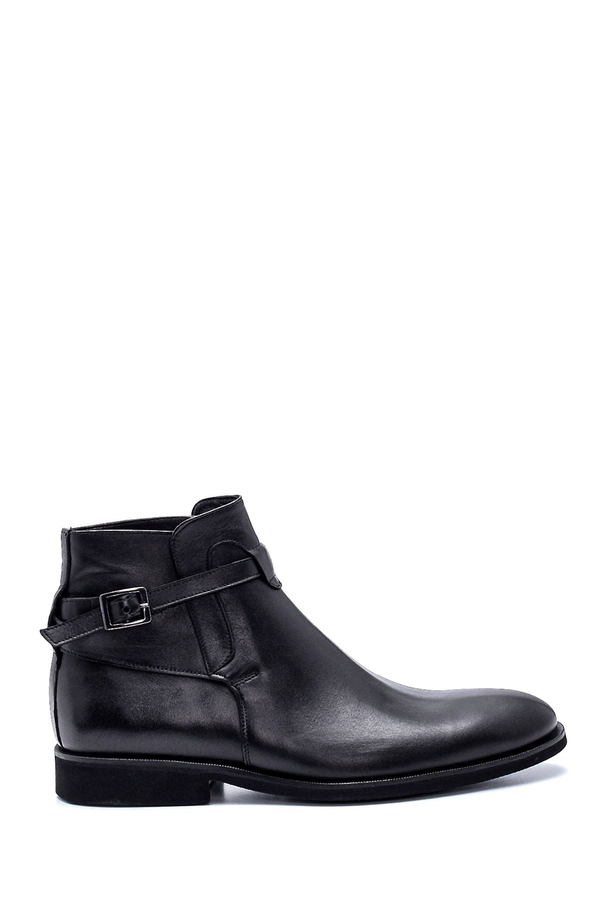 Men's Leather Buckle Detailed Casual Boots 21WFD638718 | Derimod