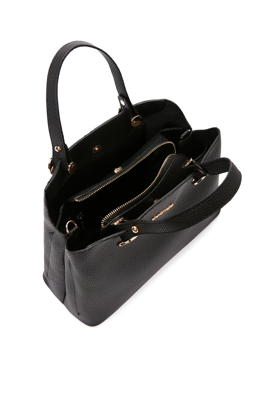 Women's Black Long Strap Shoulder Bag
