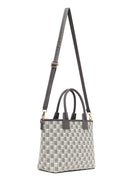 Woman Cream Long-Strap Printed Shoulder Bag | Derimod