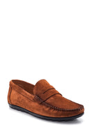 Men's Leather Suede Loafer | Derimod