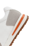 Women's White Suede Sneaker | Derimod