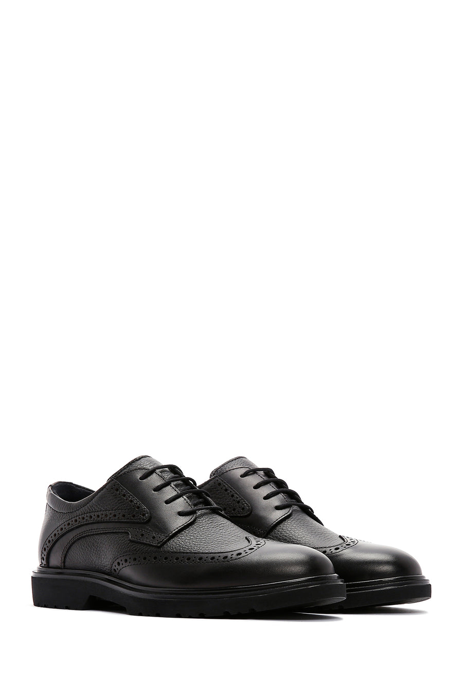 Men's Black Leather Classic Shoes