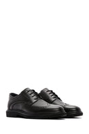 Men's Black Laced Leather Classic Shoes | Derimod