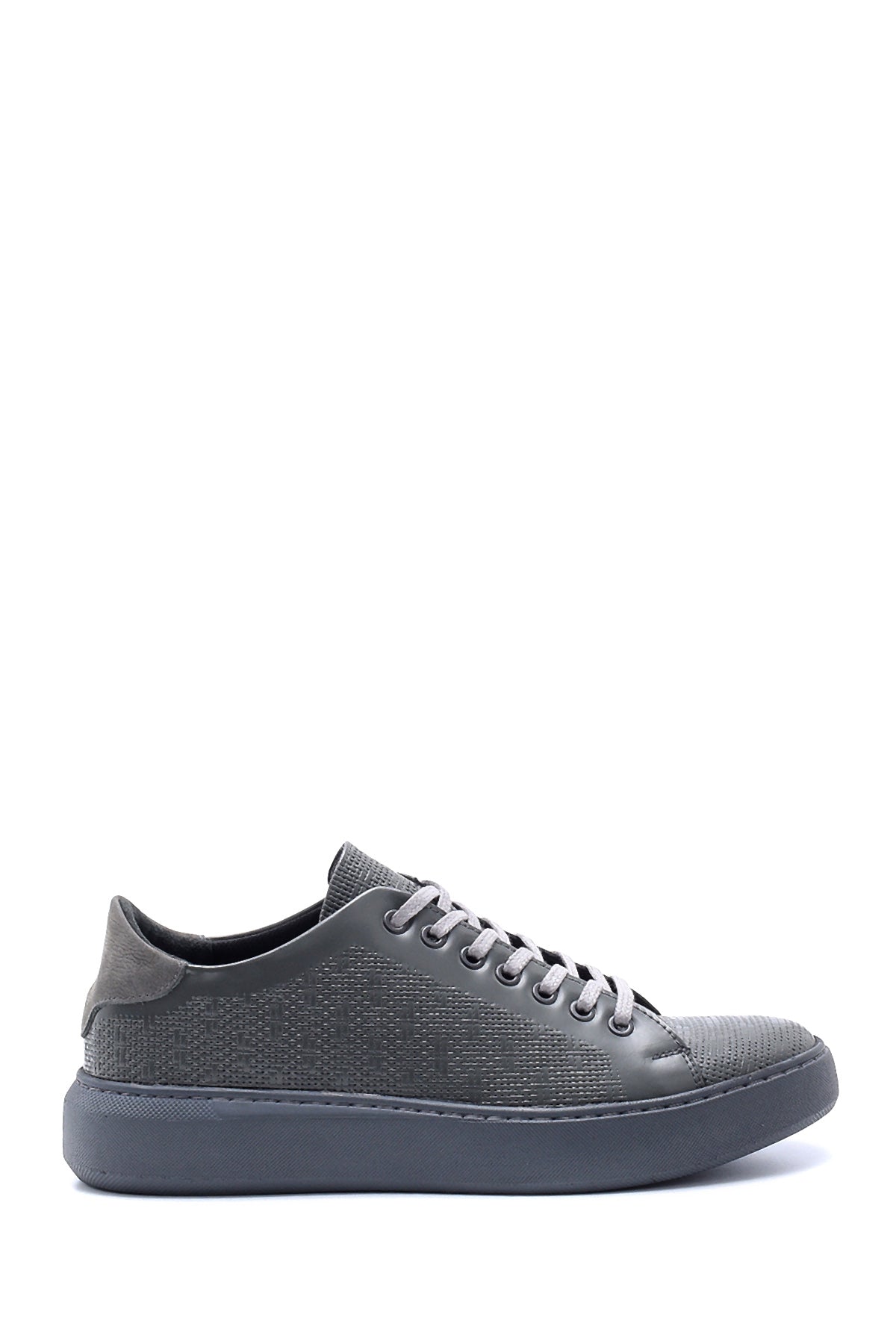 Men's Leather Printed Sneaker 20WFD344022 | Derimod