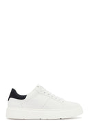 Male White Lace-Up Chunky Sneaker | Derimod