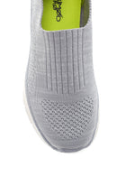 Women's Gray Neon Detailed Sneaker | Derimod