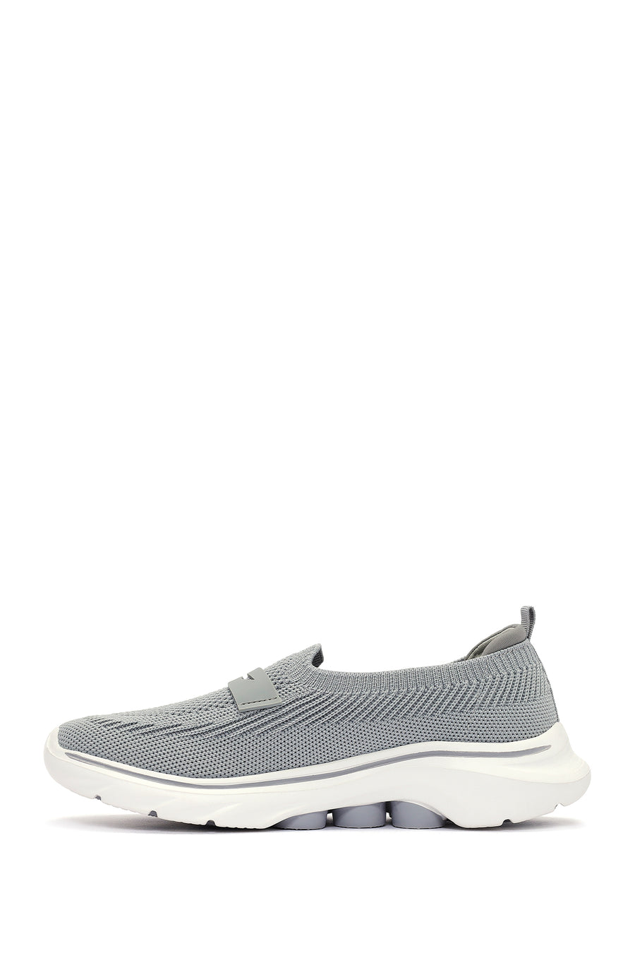 Derimod Zero Women's Grey Fabric Thick Soled Sneaker