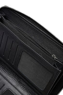 Men's Black Leather Mini Handbag | Derimod