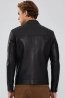 Casemiro Men's Black Leather Jacket | Derimod