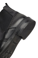 Men's Black Leather Chelsea Boot | Derimod
