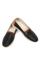 Woman Black Leather Comfort Shoes | Derimod