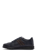 Men's Navy Blue Lace-up Leather Casual Shoes | Derimod