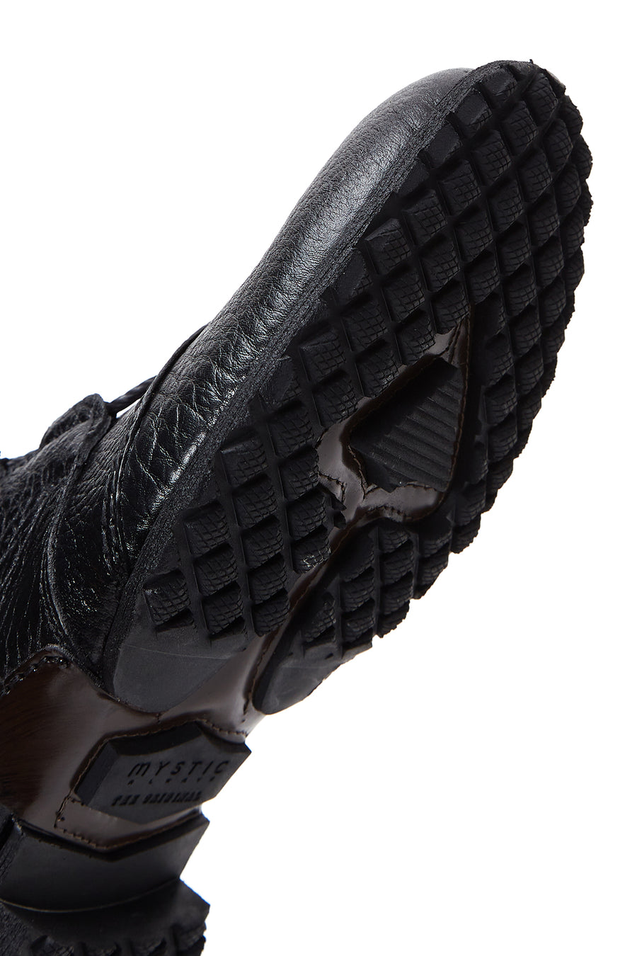 Men's Black Leather Flat Boots