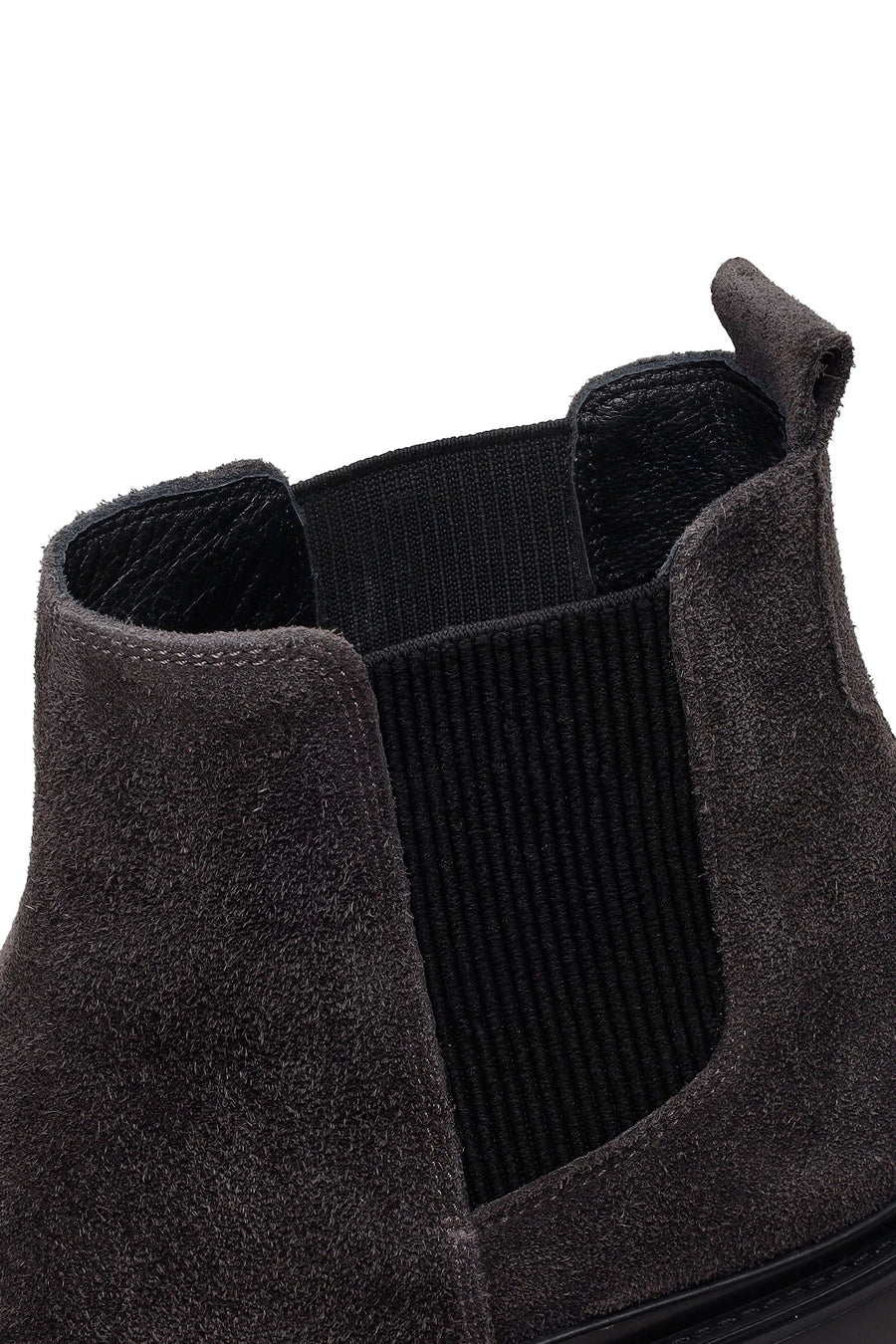 Male Grey Suede Chelsea Boots