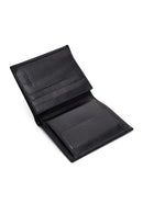 Men's Black Leather Wallet | Derimod