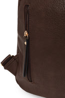 Woman Brown Casual Backpack | Derimod