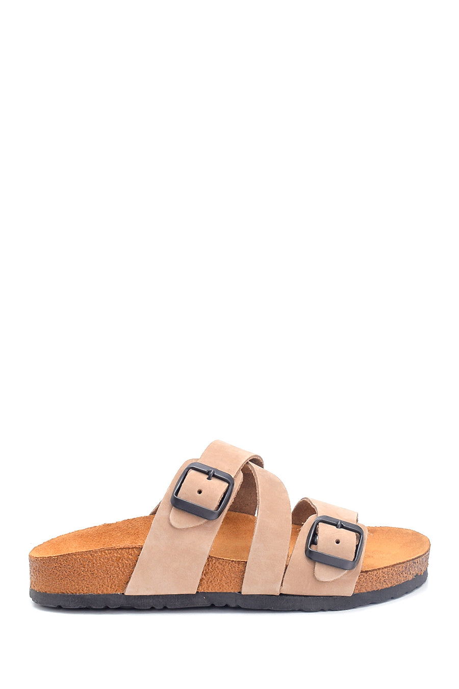 Women's Casual Leather Slippers 21SFD5300V3 | Derimod