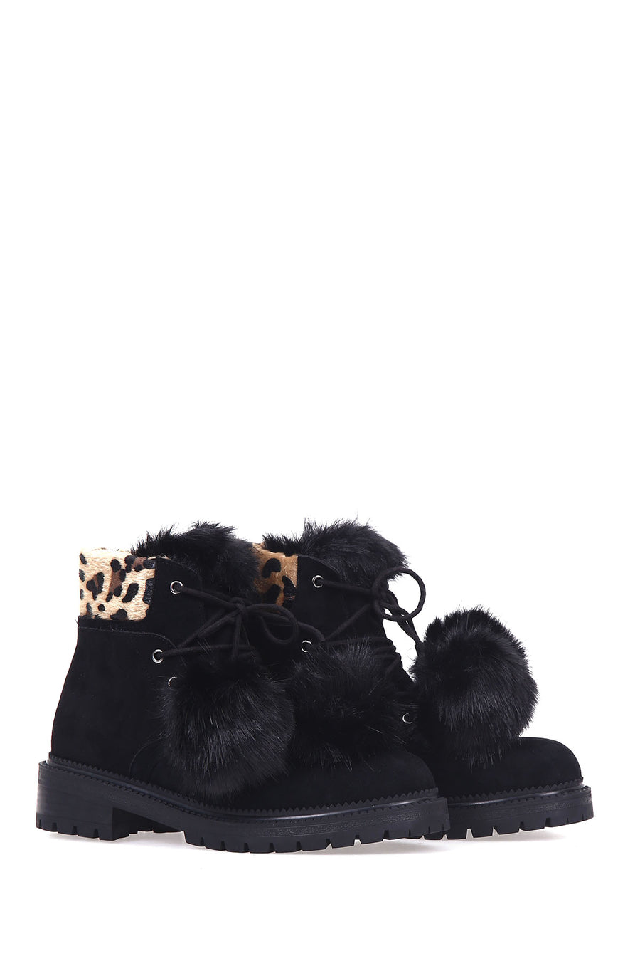 Women's Leopard Detailed Boots