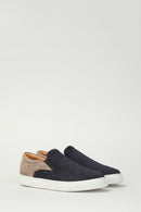 Suede Men's Leather Loafer | Derimod