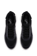 Women's Black Thick Soled Sneaker | Derimod