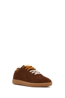 Derimod Studio Kadın Kahverengi Bağcıklı Süet Sneaker | Derimod