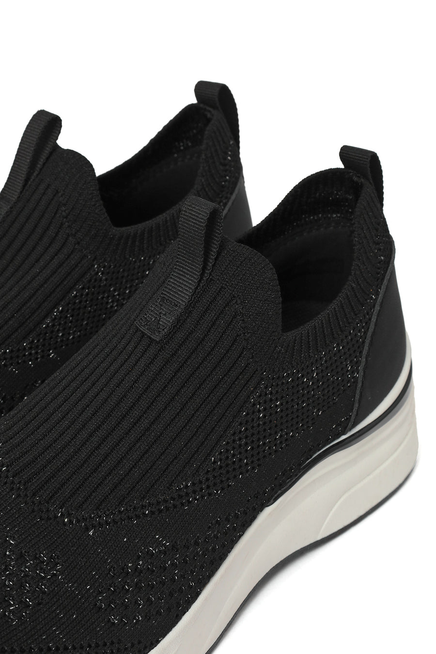Derimod Zero Women's Black Thick Soled Fabric Sneaker