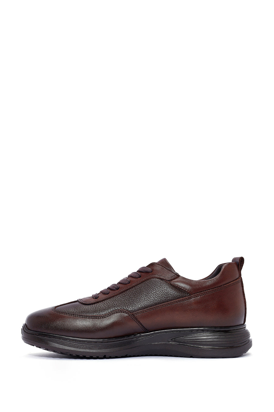 Men's Brown Leather Casual Sneaker