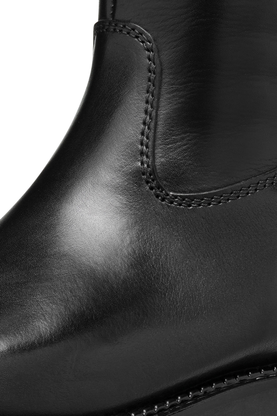 Geox Women's Black Serilda Zippered Leather Boots