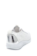 Women's White Patterned Sneaker | Derimod