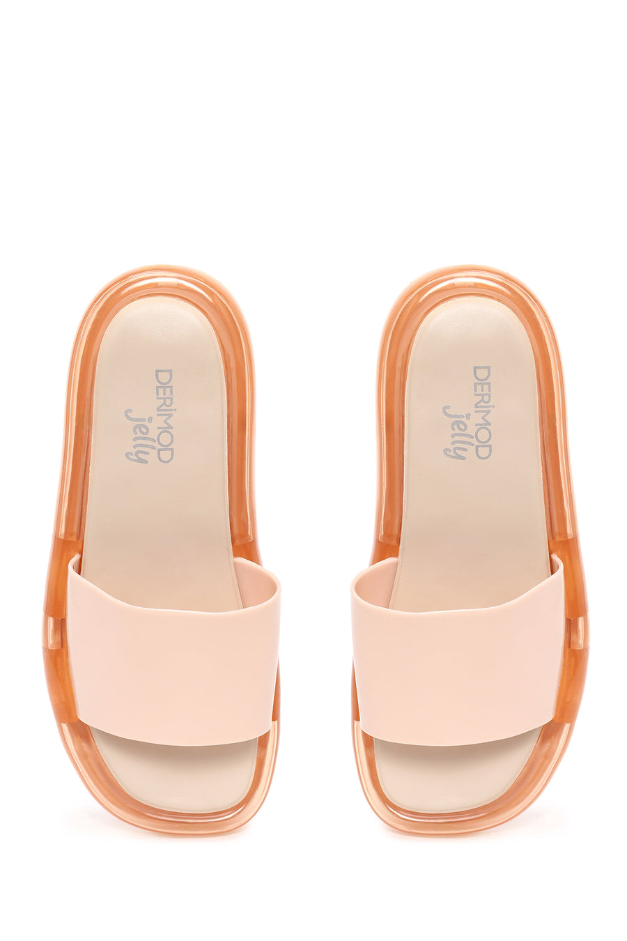 Women's Pink Jelly Slippers