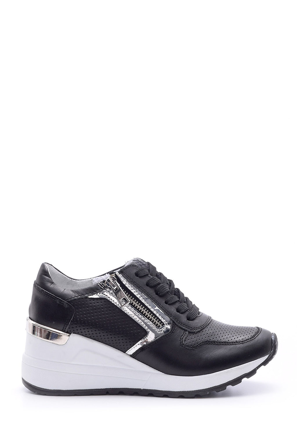 Kadın Fermuar Detaylı Sneaker