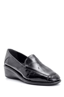 Women's Wedge Heeled Patent Leather Shoes | Derimod