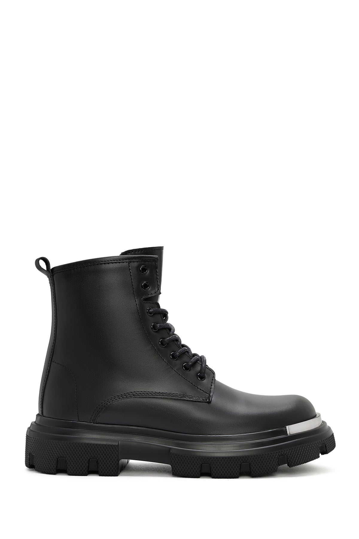 Men's Black Leather Boots 24WFD650218 | Derimod