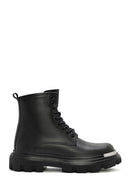 Men's Black Leather Boots | Derimod