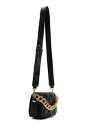 Women's Black Long Strap Quilted Crossbody Bag | Derimod