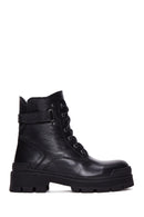 Women's Black Leather Boots | Derimod