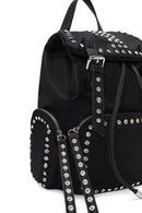 Women's Black Fabric Backpack | Derimod