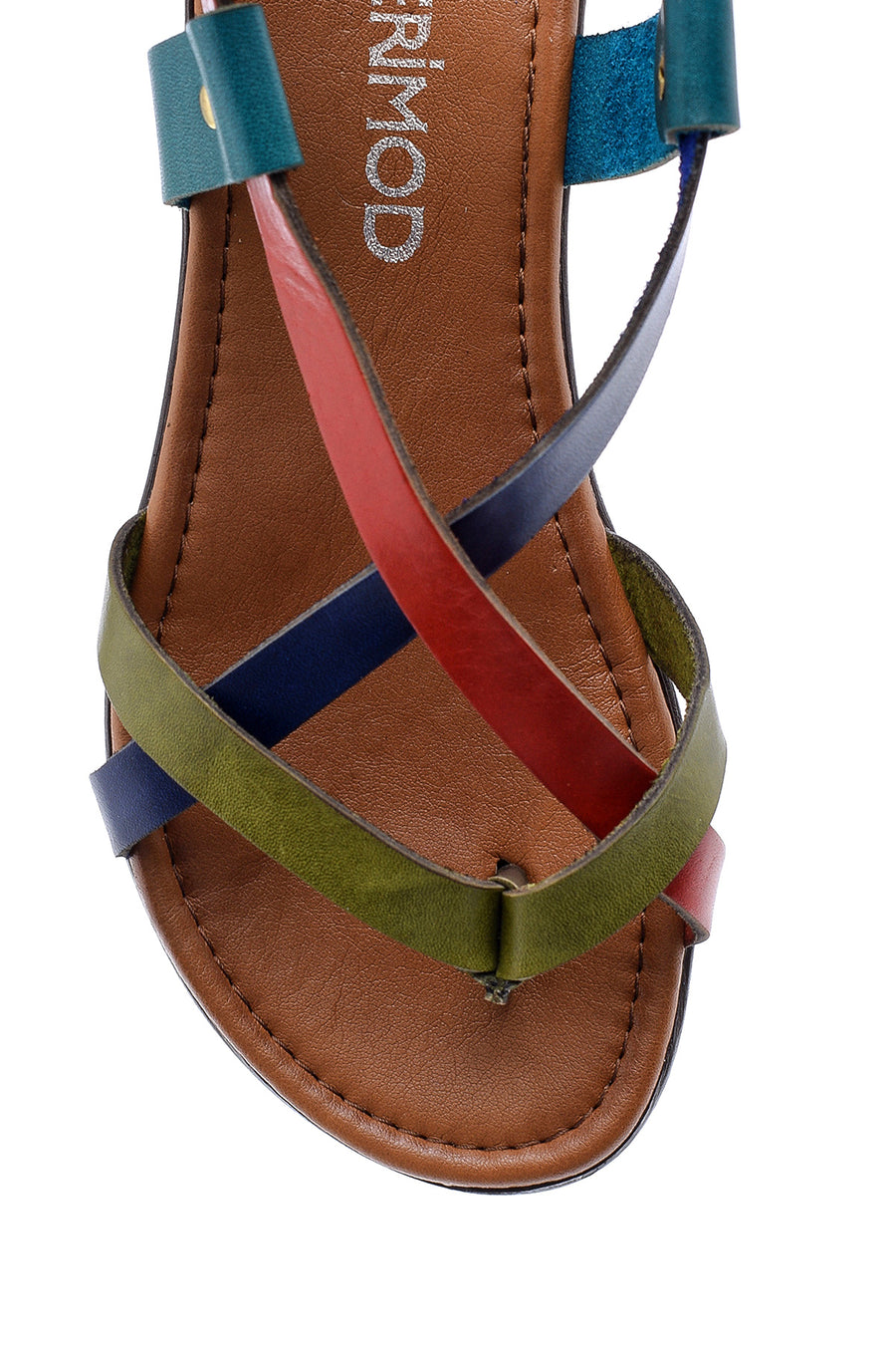 Women's Colorful Leather Sandals