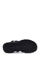 Male Black Fabric Sandal | Derimod