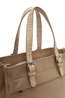 Woman Dark Beige Long-Strap Shoulder Bag | Derimod