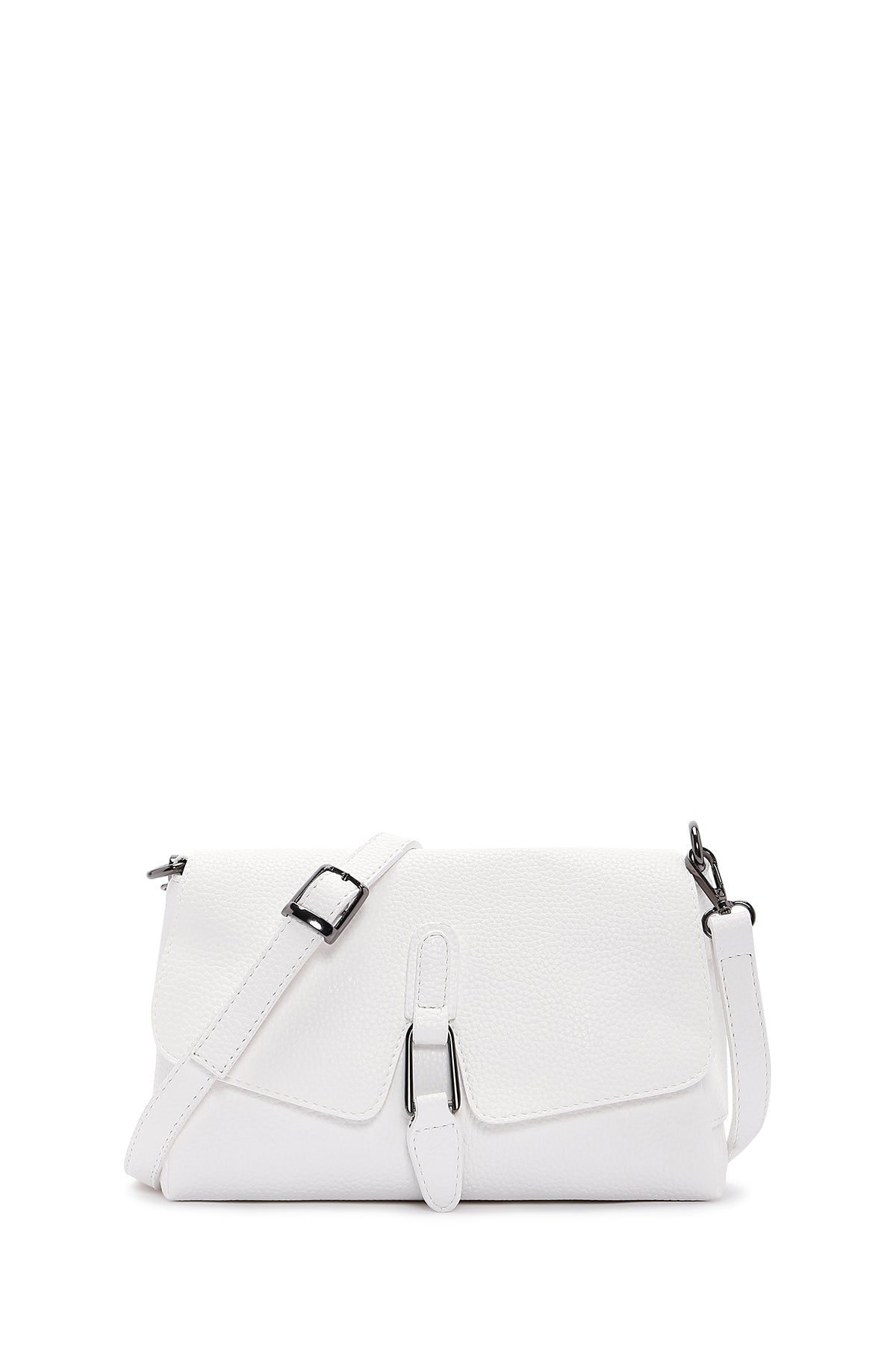 Women's White Long Strap Crossbody Bag 24SBD2102FT | Derimod