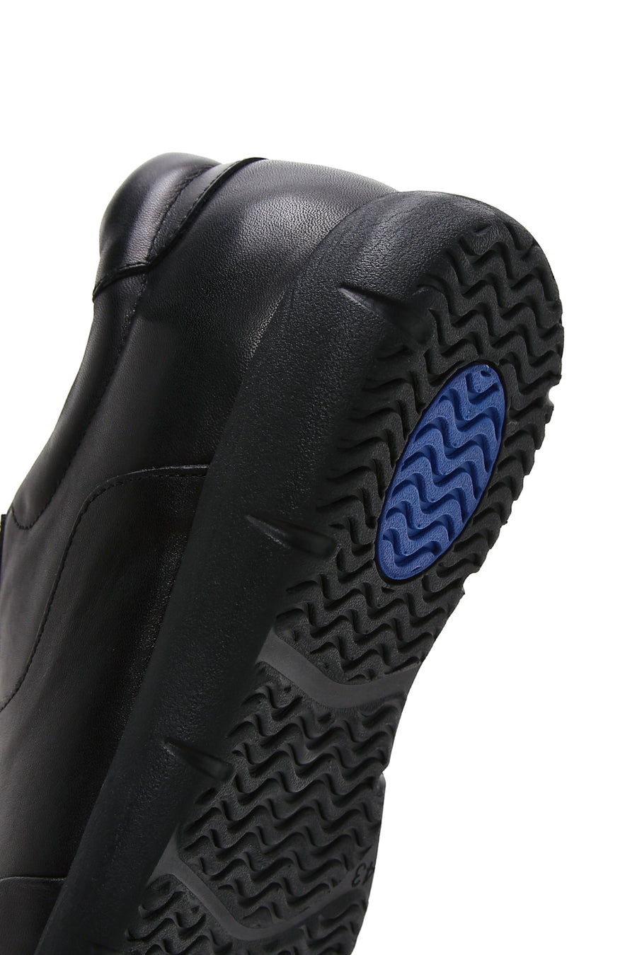 Men's Black Leather Sneaker