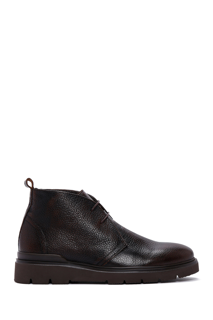 Men's Brown Leather Casual Boots 23WFD6136FT | Derimod