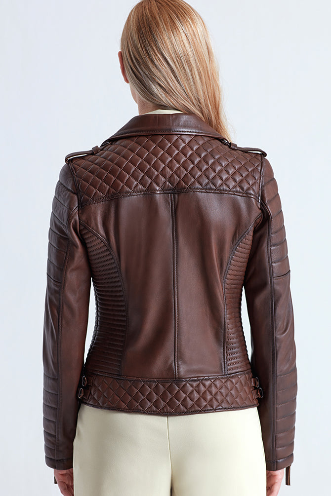 B-1002 Women's Leather Jacket
