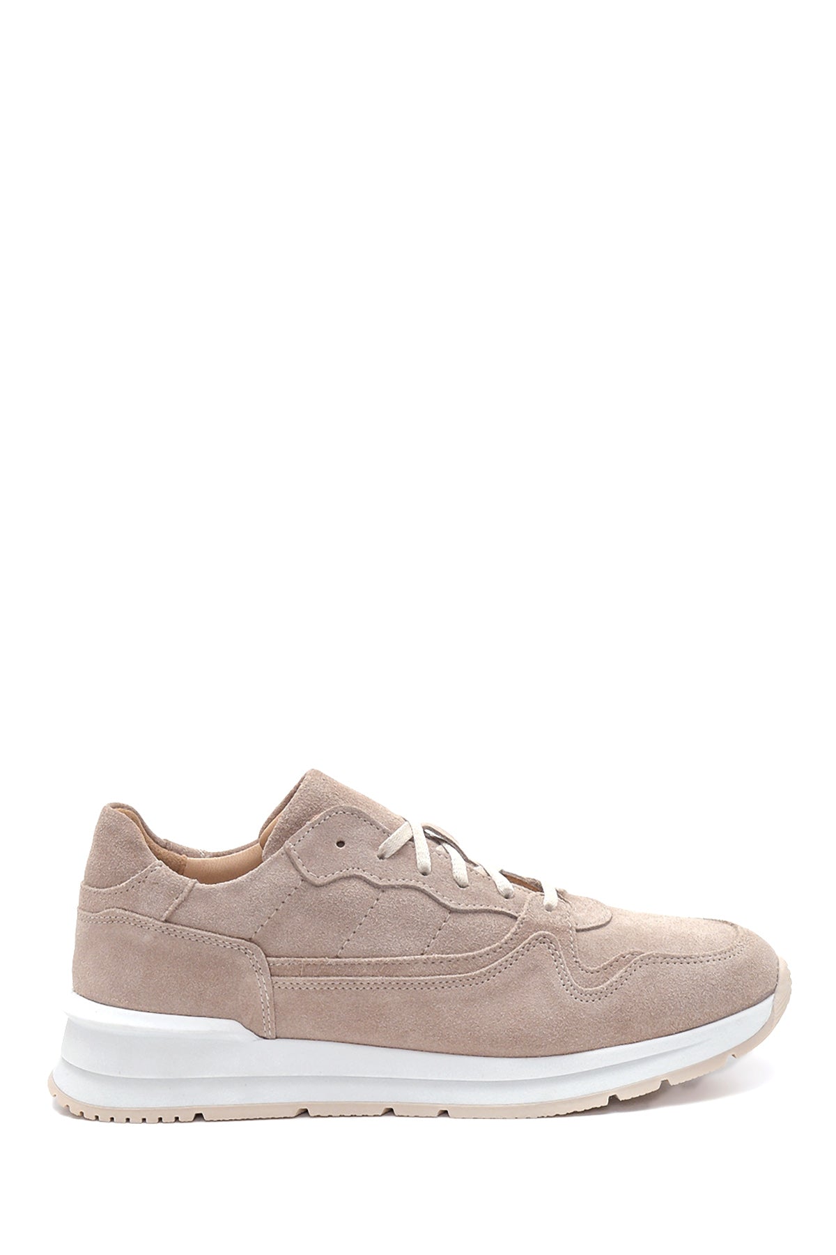 Erkek Vizon Süet Deri Sneaker 22SFD626110 | Derimod