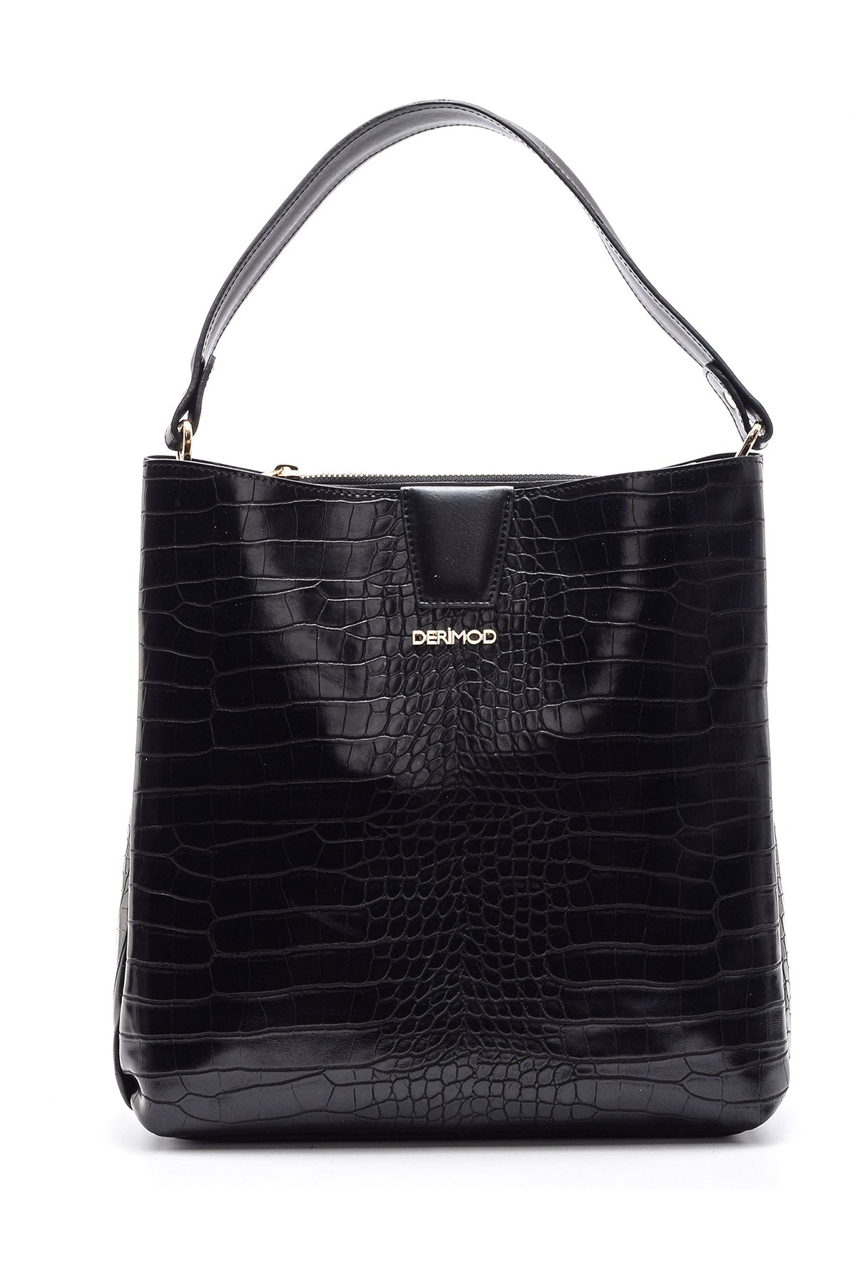 Women's Crocodile Detailed Shoulder Bag 19SBD2709E3 | Derimod