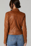 Roxana Women's Leather Jacket | Derimod