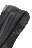 Kadın Siyah Tokalı Dolgu Topuklu Deri Comfort Loafer | Derimod