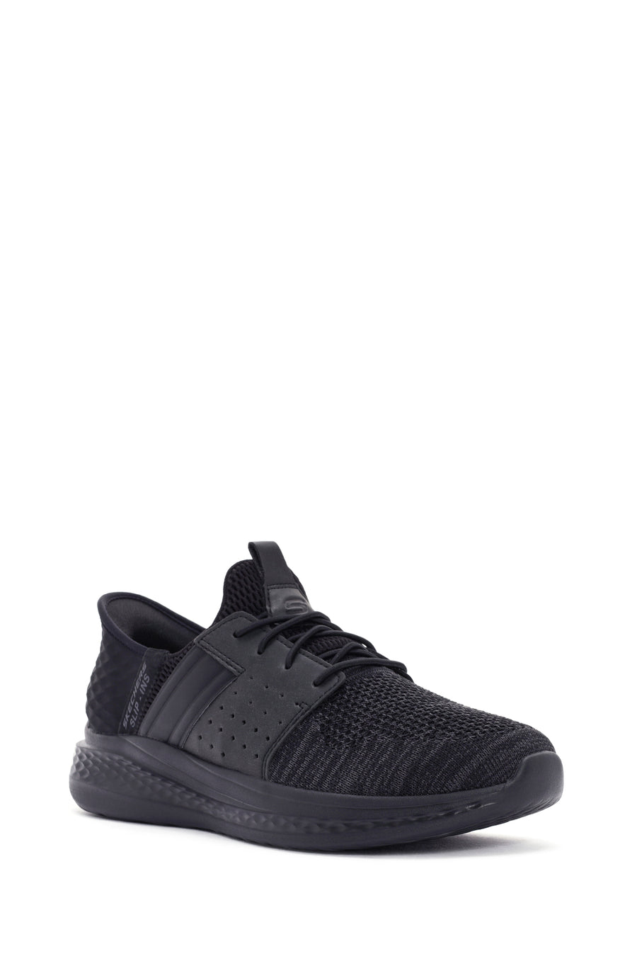 Skechers Erkek Siyah Slade - Ocon Bağcıklı Spor Sneaker